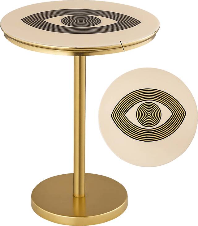 Ojoel Brass Accent Table - Thumbnail - Image 2