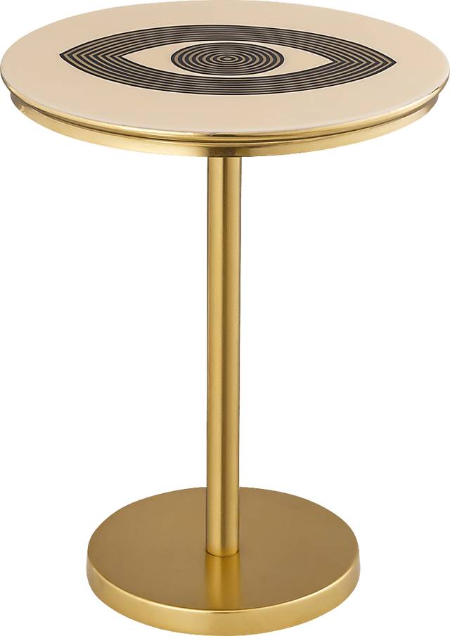 Ojoel Brass Accent Table - Thumbnail - Image 3