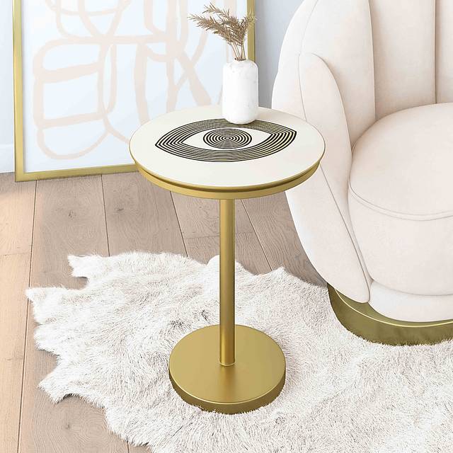 Ojoel Brass Accent Table - Thumbnail - Image 6