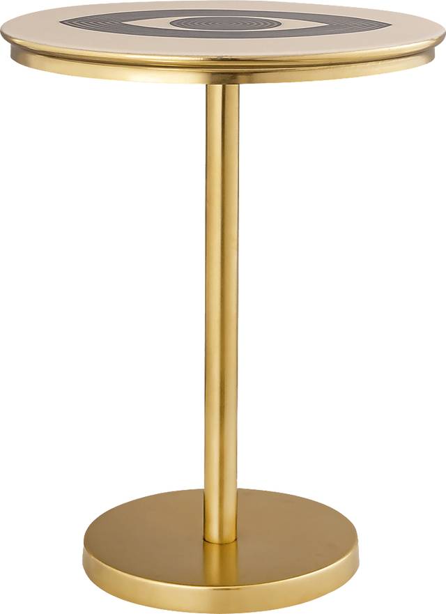 Ojoel Brass Accent Table - Thumbnail - Image 1