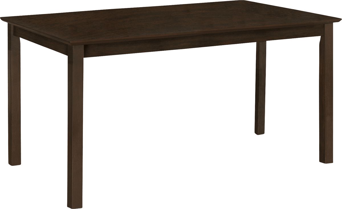 Okengate Espresso Dark Wood Dining Table Rooms to Go