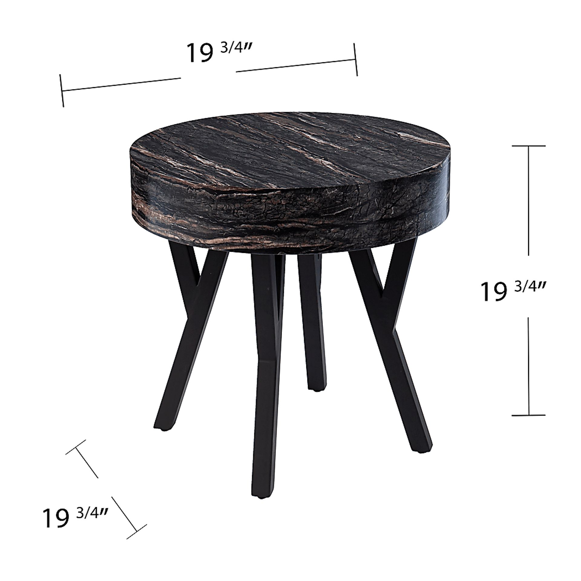 Oketo Black End Table - Image 5