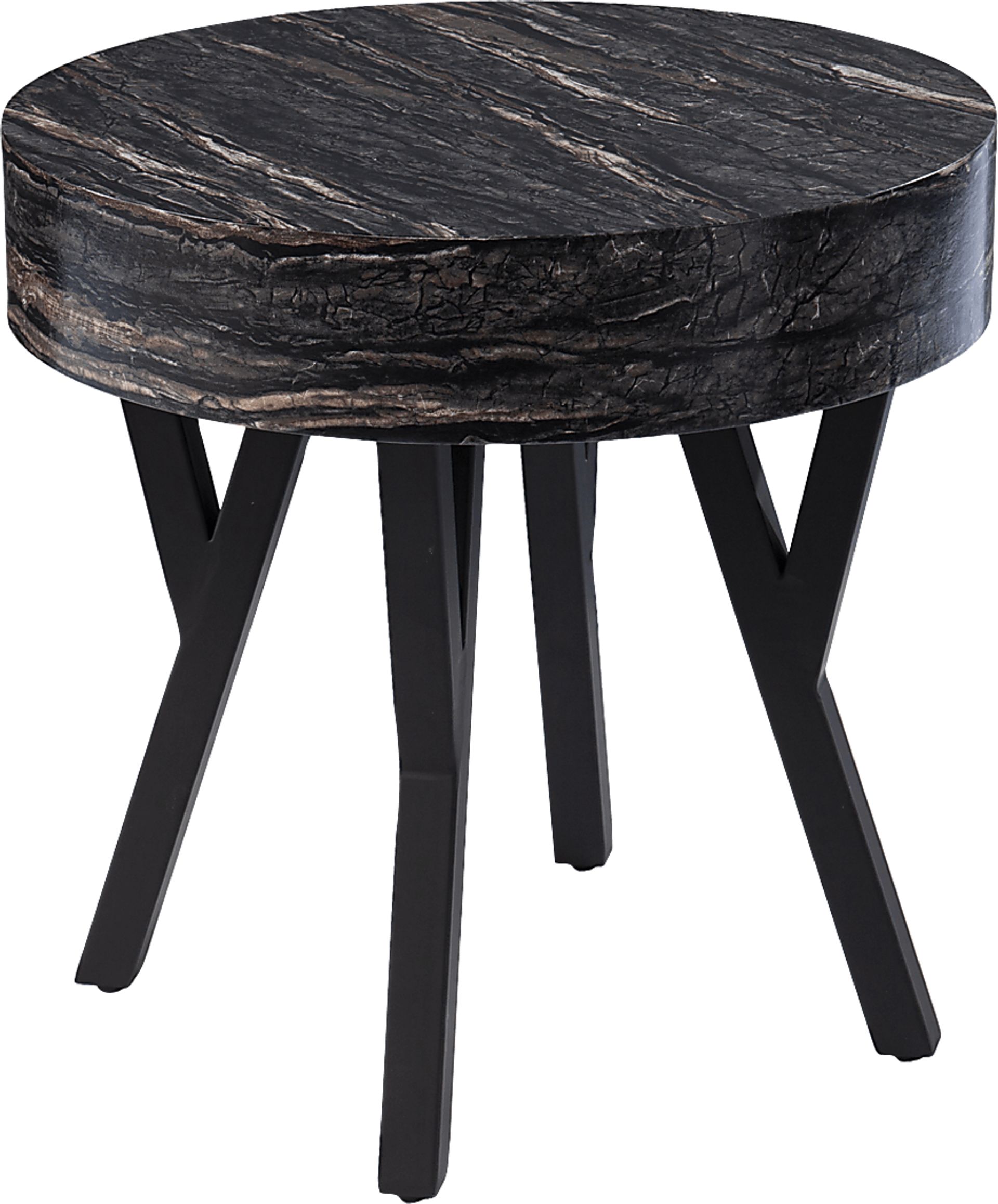 Oketo Black End Table - Image 1