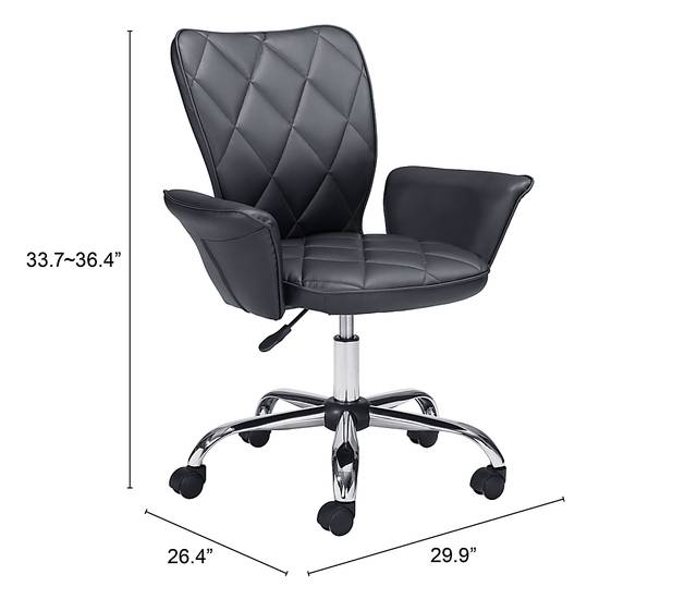 Okoshi Black Office Chair - Thumbnail - Image 6