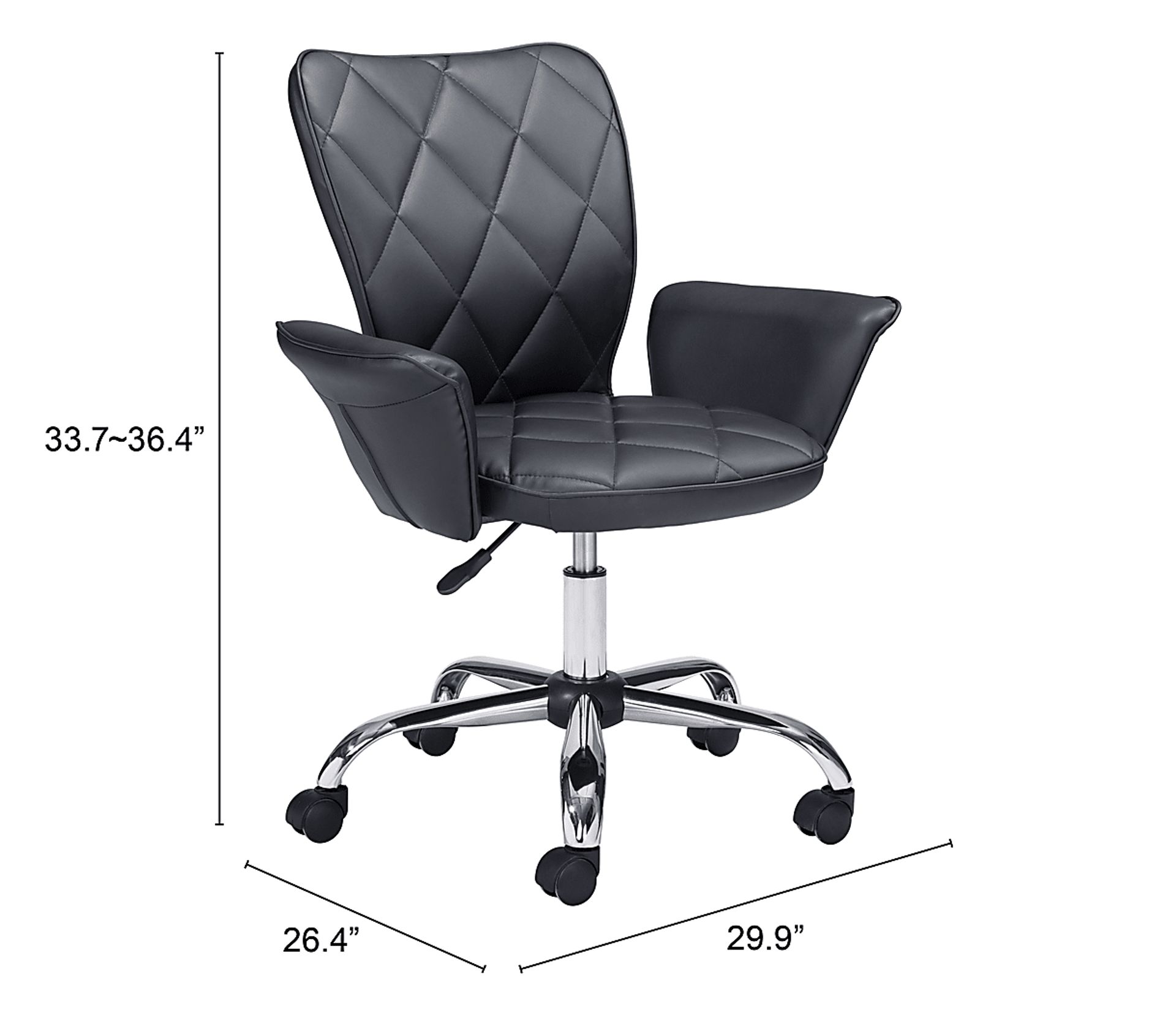 Okoshi Black Office Chair - Image 6