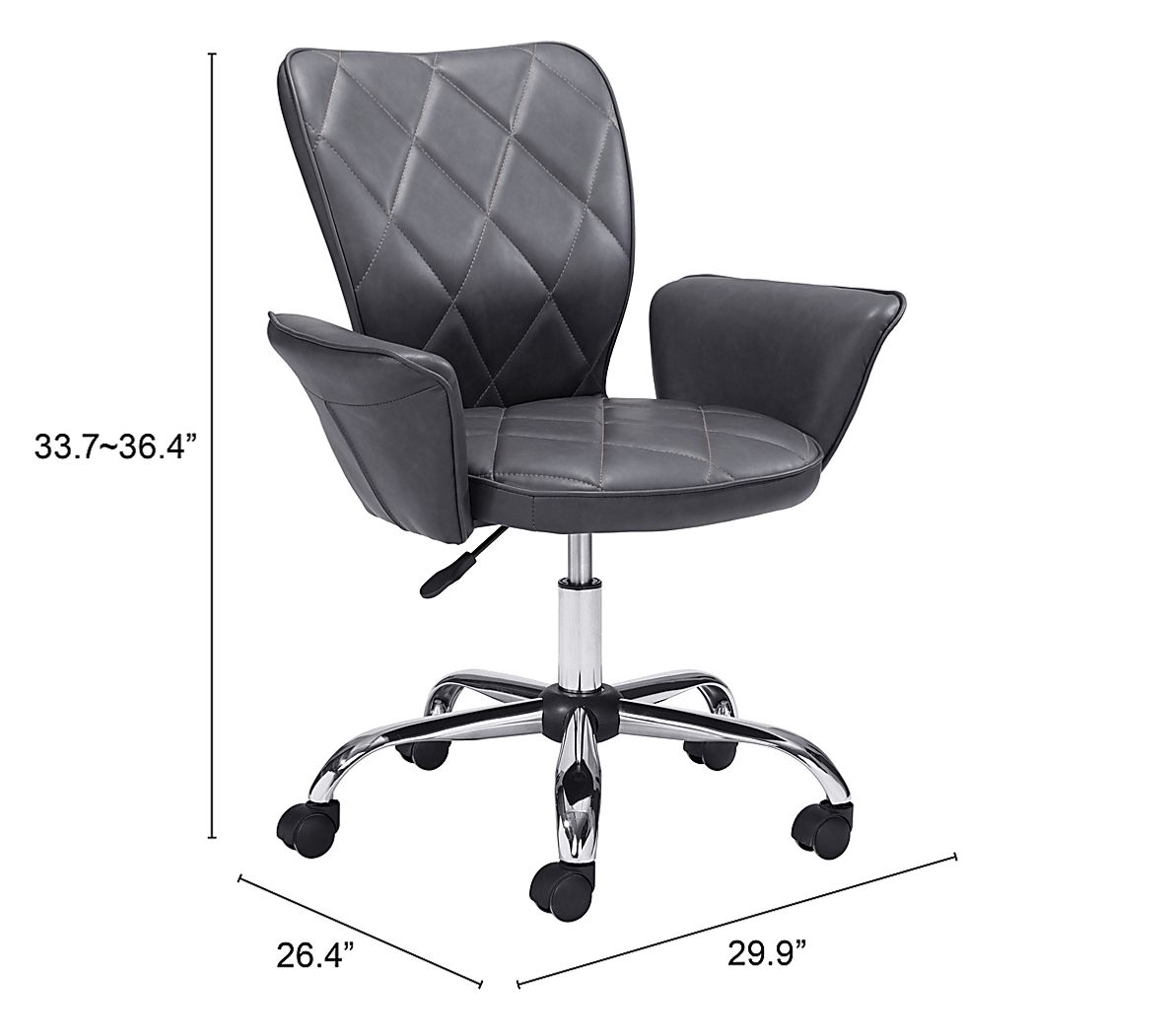 Okoshi Gray Office Chair