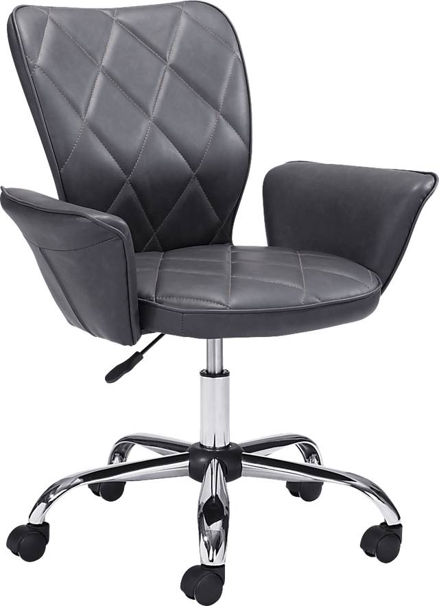 Okoshi Gray Office Chair - Thumbnail - Image 1