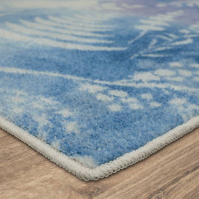 Kids Disney Olaf Watercolor Blue 3'3 x 5' Rug - Thumbnail - Image 2