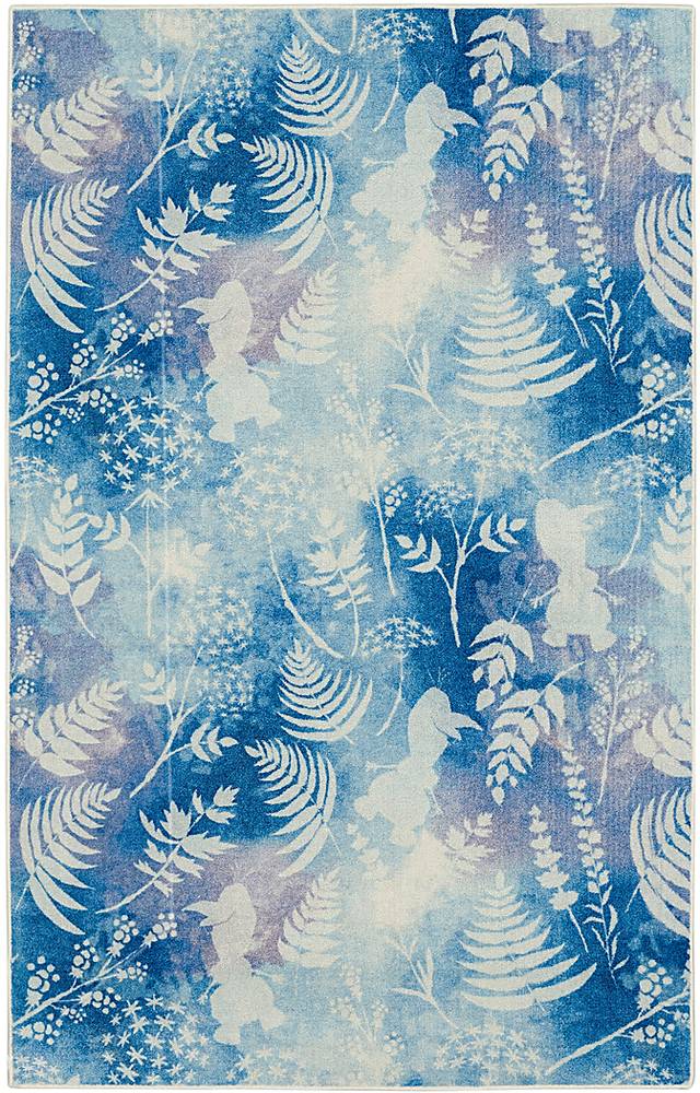 Kids Disney Olaf Watercolor Blue 3'3 x 5' Rug - Thumbnail - Image 1