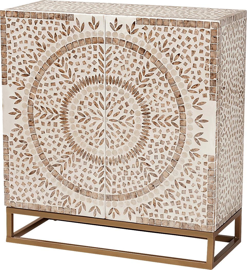 Olanta Brown Accent Cabinet