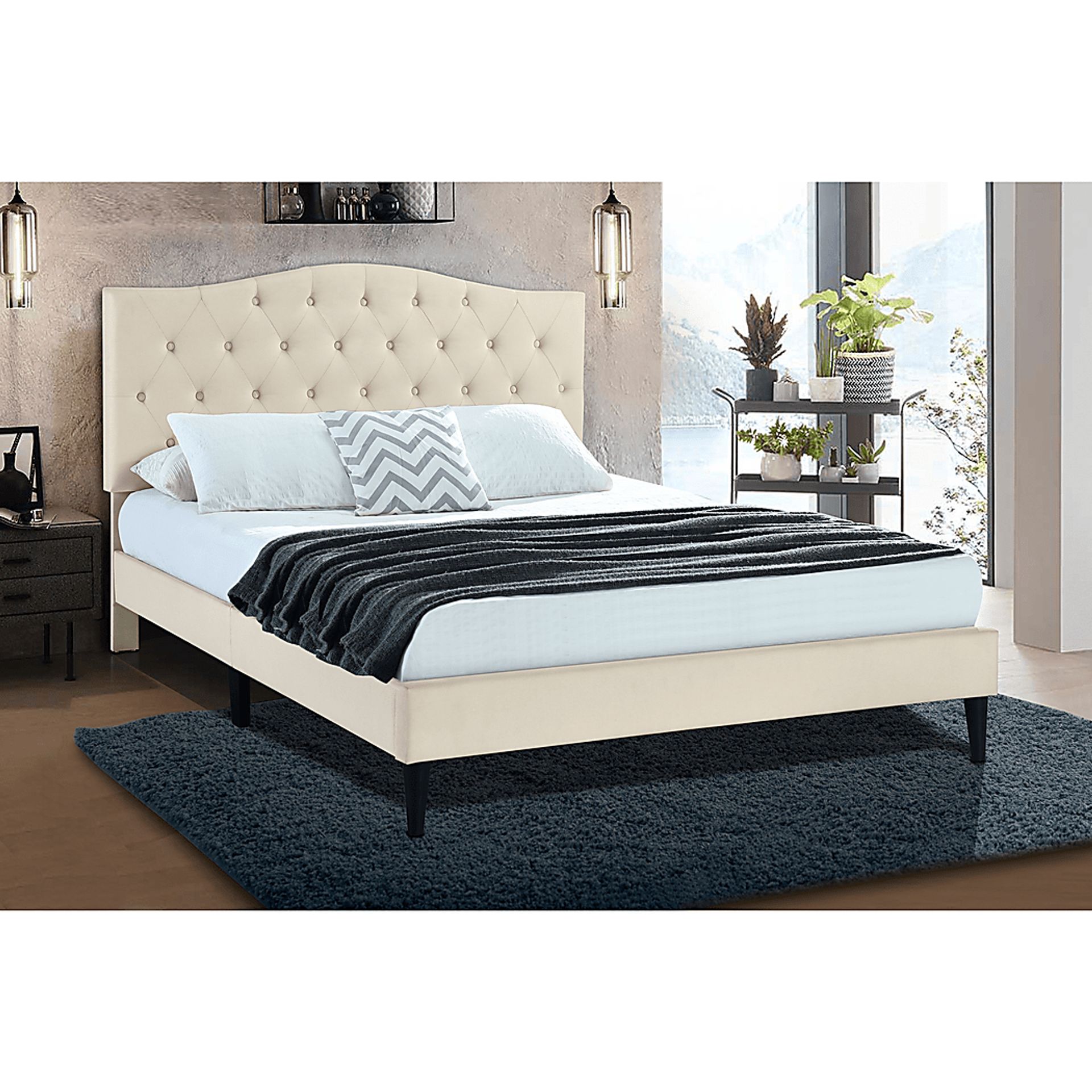 Oldenburg Beige Queen Bed - Image 9