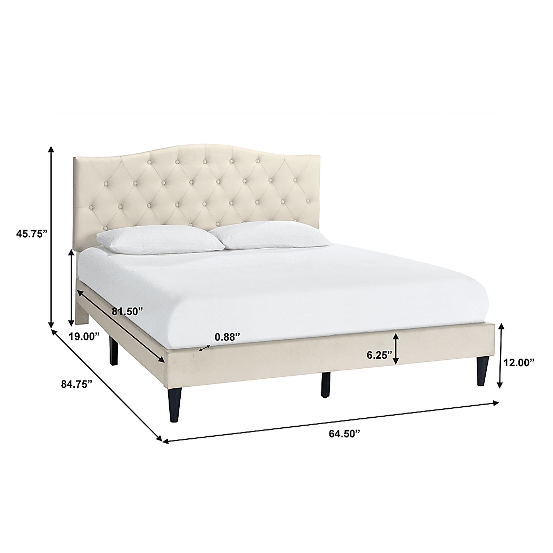Oldenburg Beige Queen Bed - Image 10