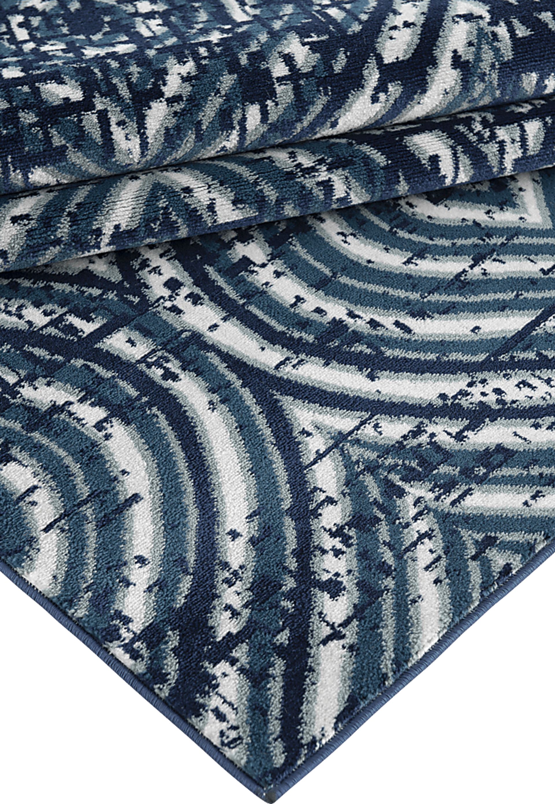 Oldenbury Blue 5'3 x 7'6 Rug - Image 4