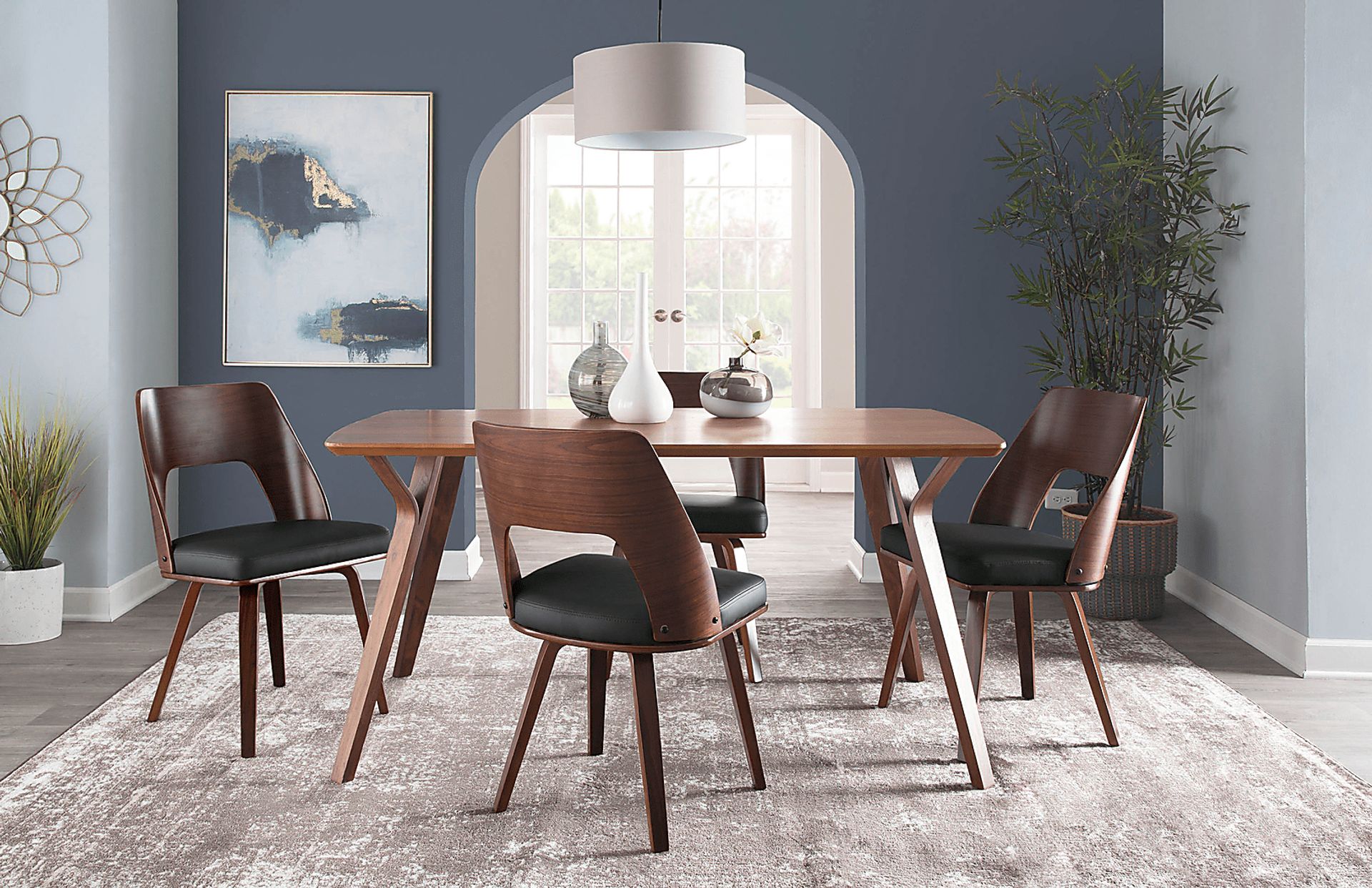 Oldfort Black Dining Chair Set of 2 - Image 8