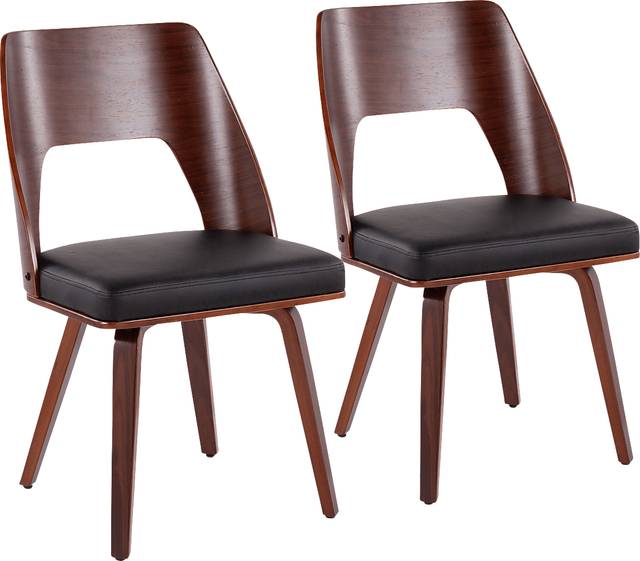 Oldfort Black Dining Chair Set of 2 - Thumbnail - Image 1