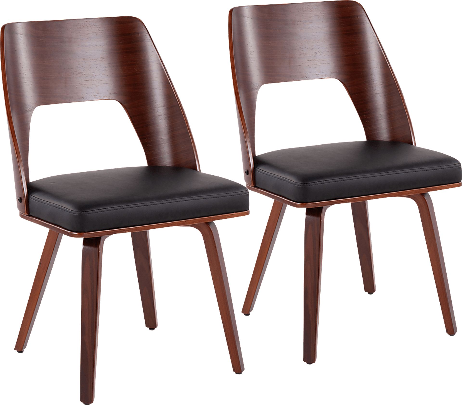 Oldfort Black Dining Chair Set of 2 - Image 1