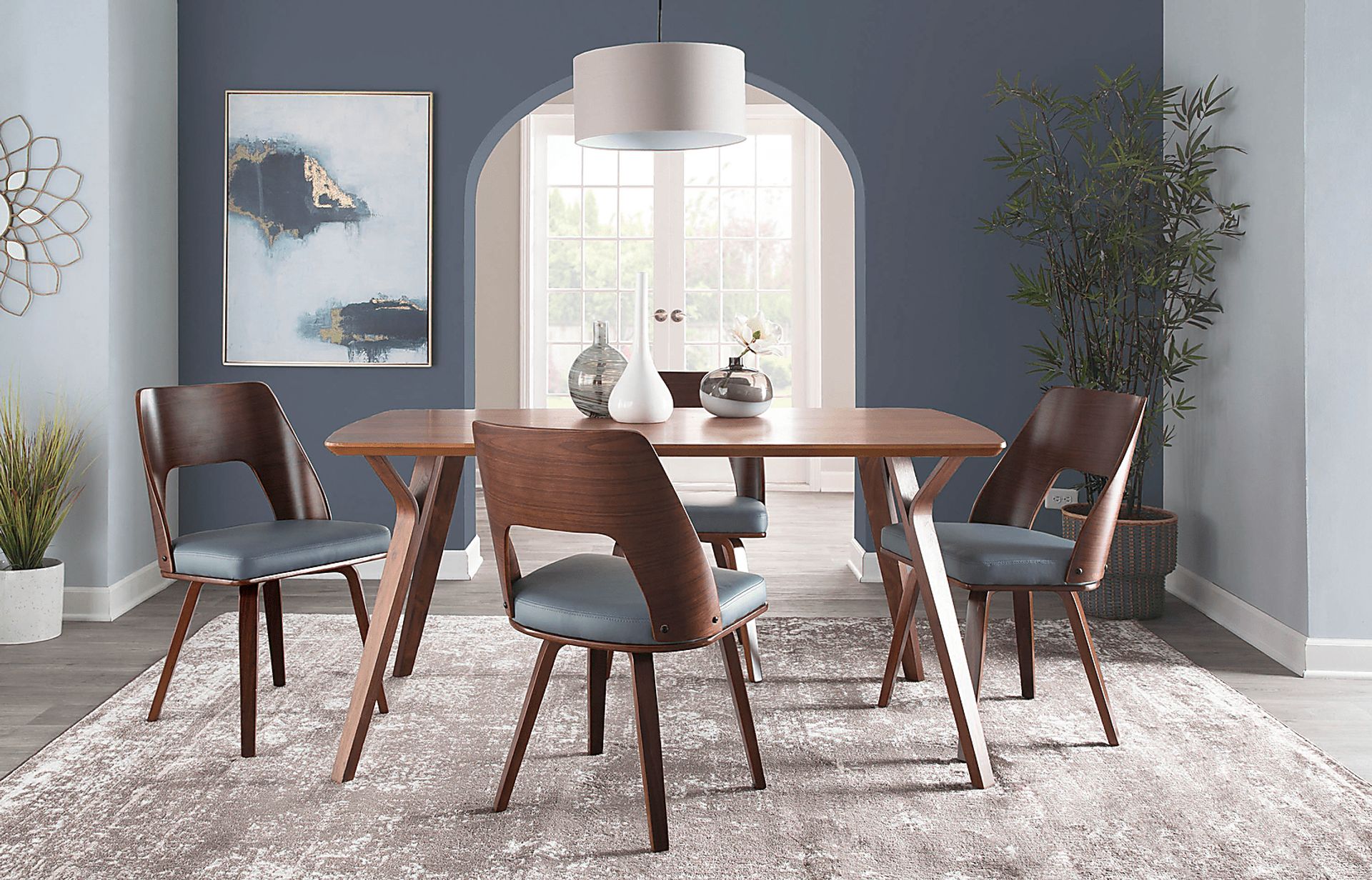 Oldfort Gray Dining Chair Set of 2 - Image 8