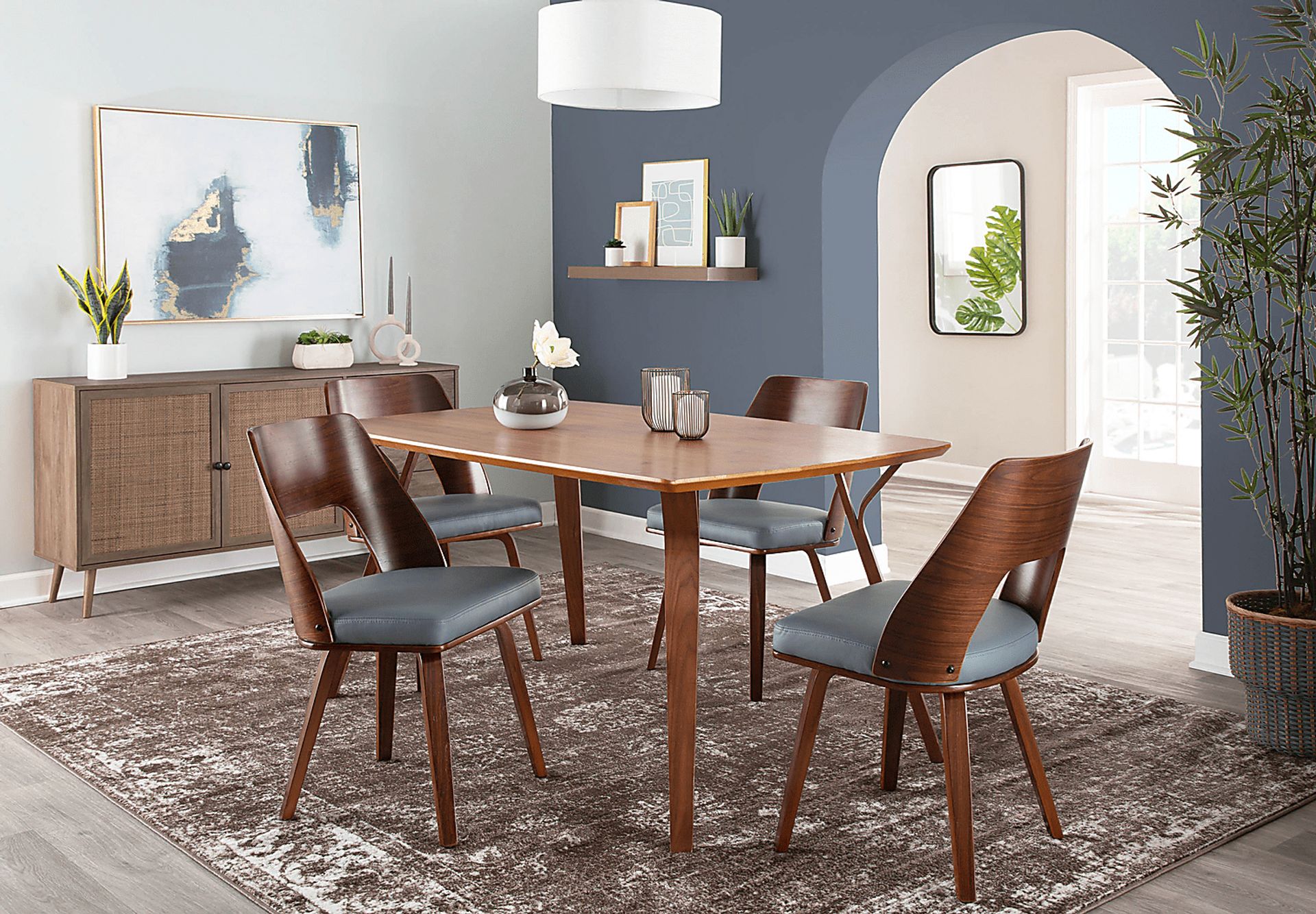Oldfort Gray Dining Chair Set of 2 - Image 9