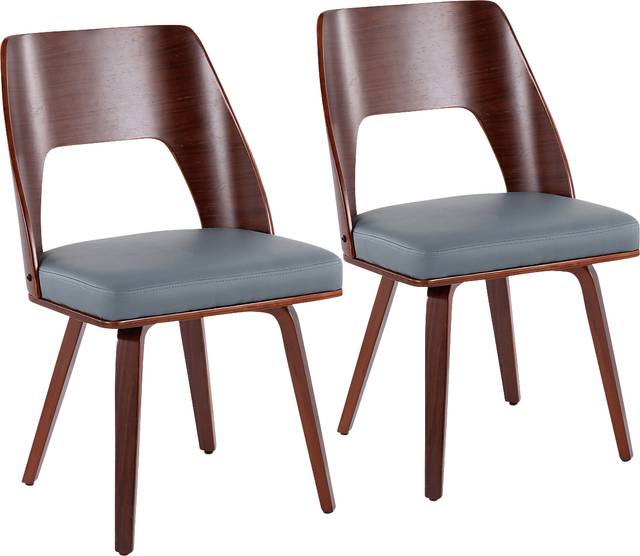 Oldfort Gray Dining Chair Set of 2 - Thumbnail - Image 1