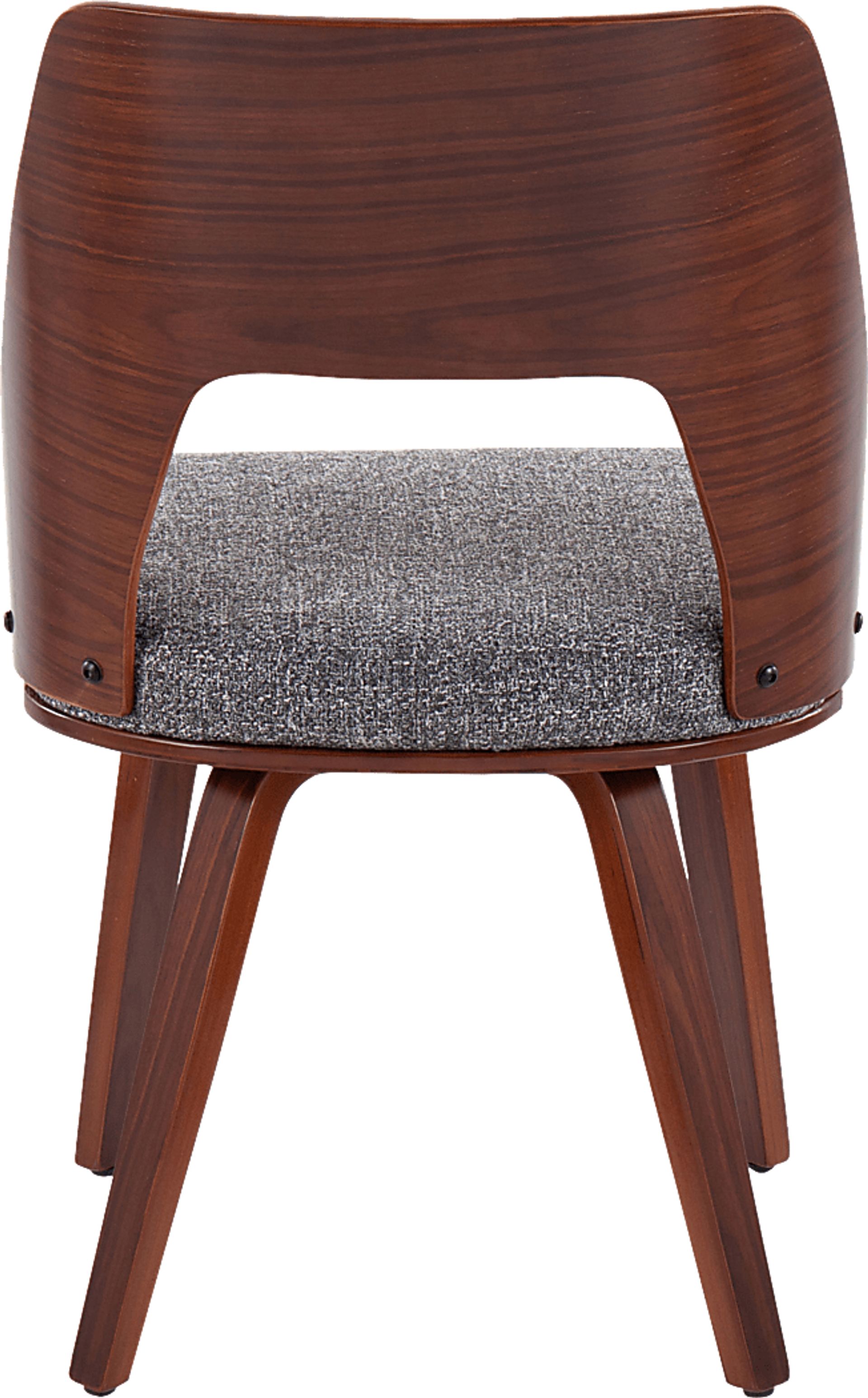 Oldfort Gray Fabric Dining Chair Set of 2 - Image 5