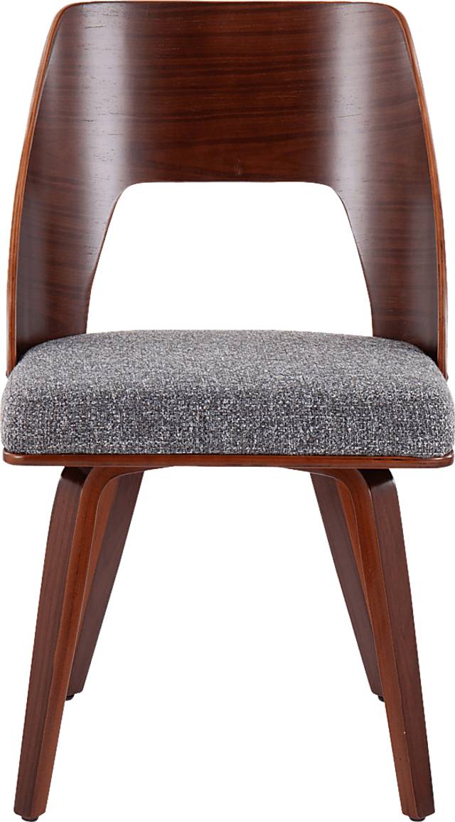 Oldfort Gray Fabric Dining Chair Set of 2 - Thumbnail - Image 6