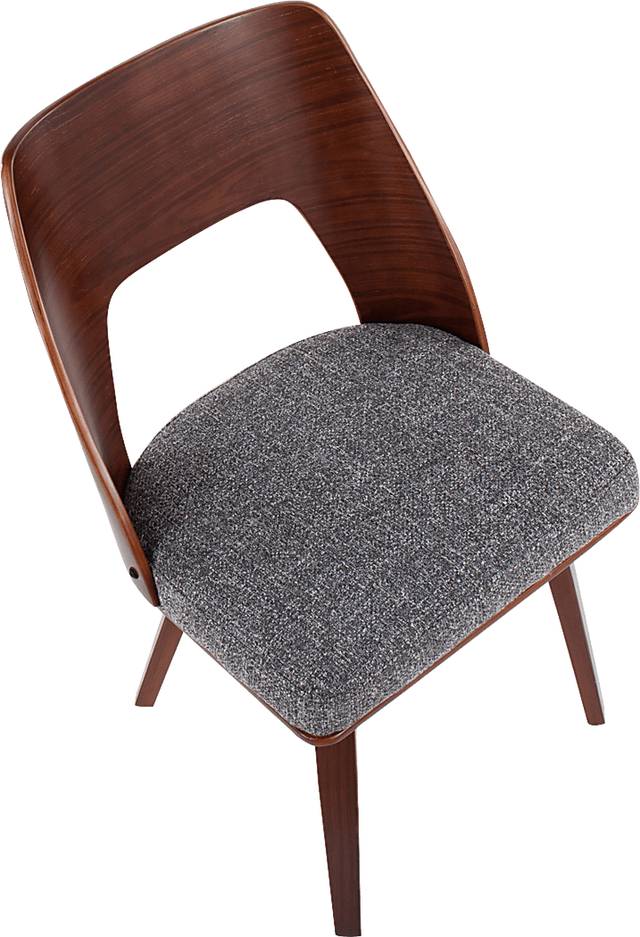Oldfort Gray Fabric Dining Chair Set of 2 - Thumbnail - Image 7