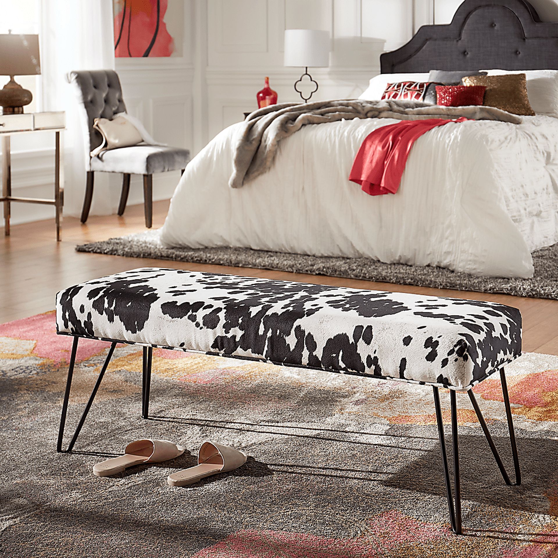 Oleandri Black Accent Bench - Image 5