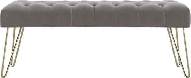 Oleandri Gray Accent Bench - Thumbnail - Image 2