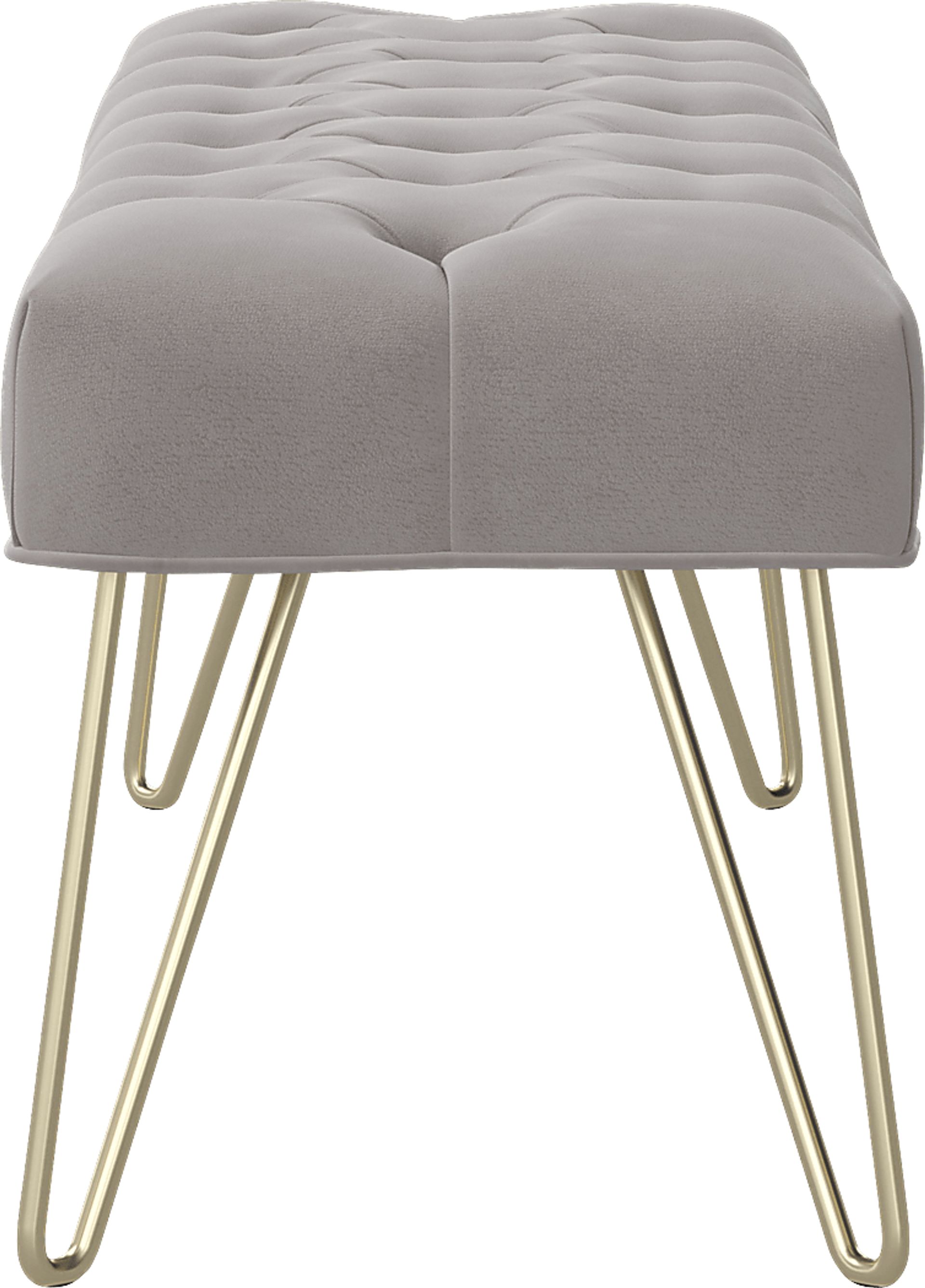 Oleandri Gray Accent Bench - Image 3
