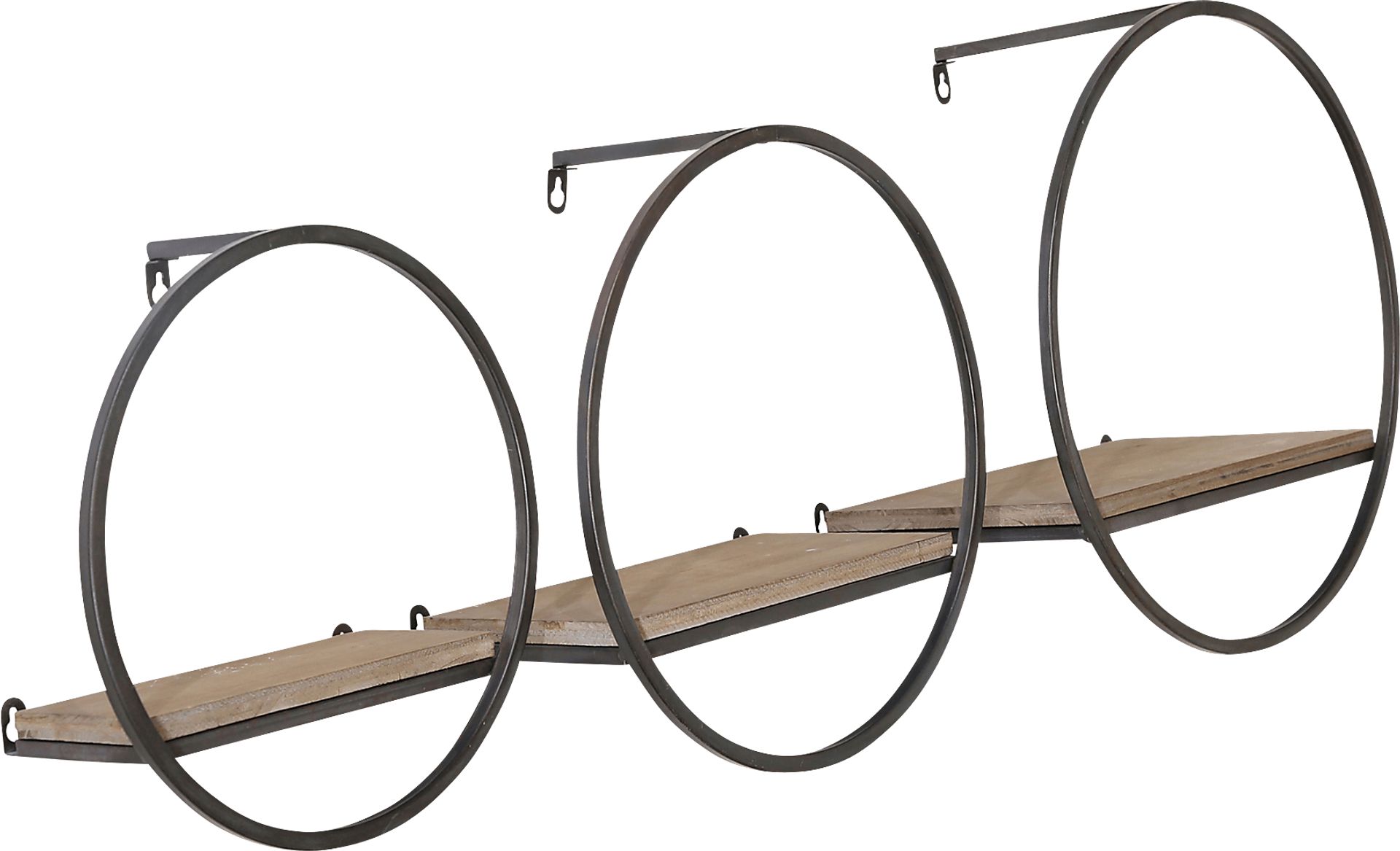 Olearry Brown Wall Shelf, Set of 3 - Image 4