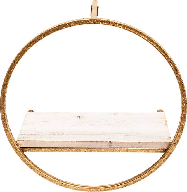 Olearry Gold Wall Shelf, Set of 3 - Thumbnail - Image 5