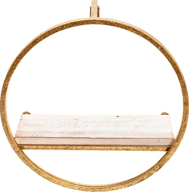 Olearry Gold Wall Shelf, Set of 3 - Thumbnail - Image 6