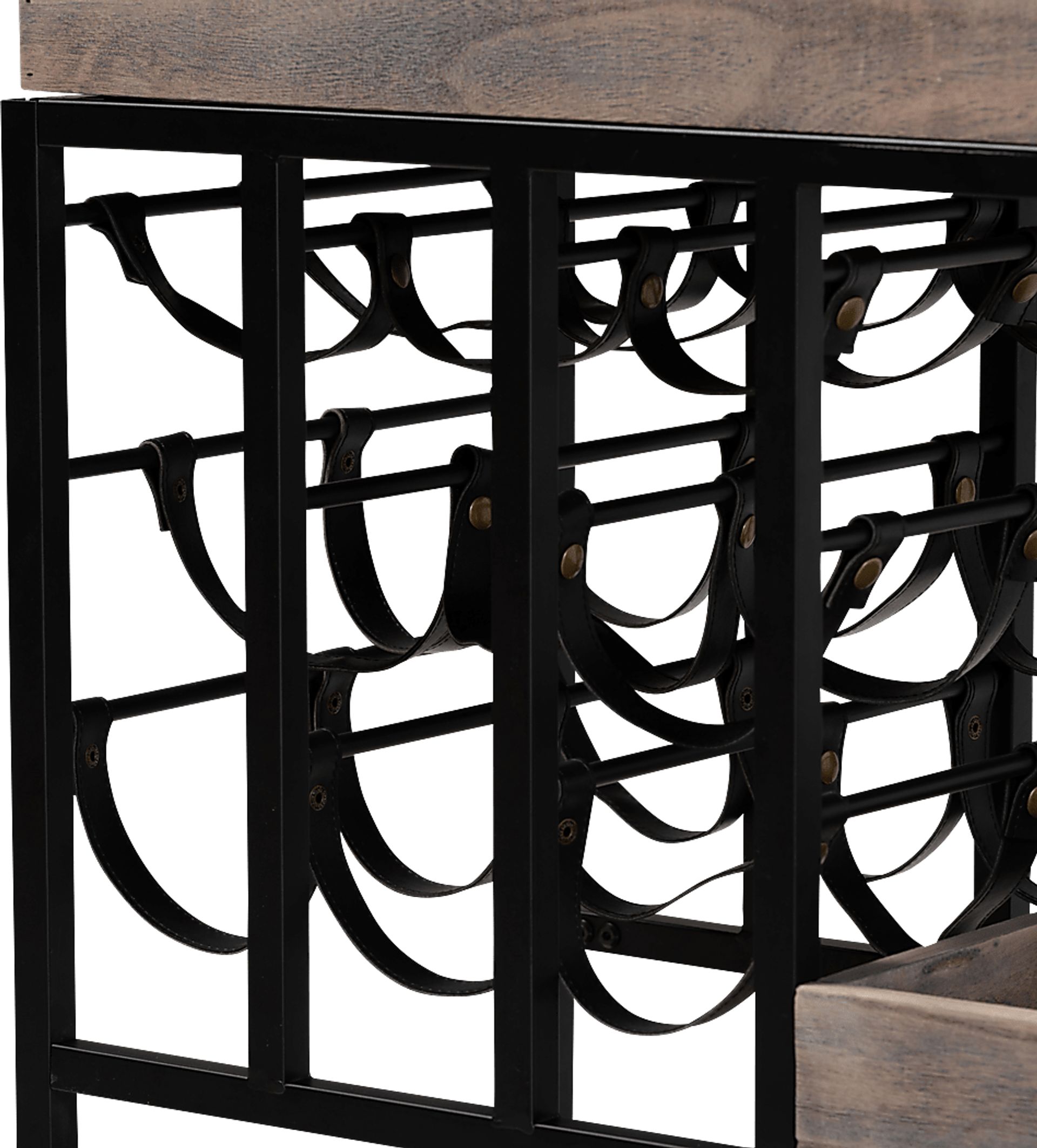 Olenda Black Wine Cart - Image 4
