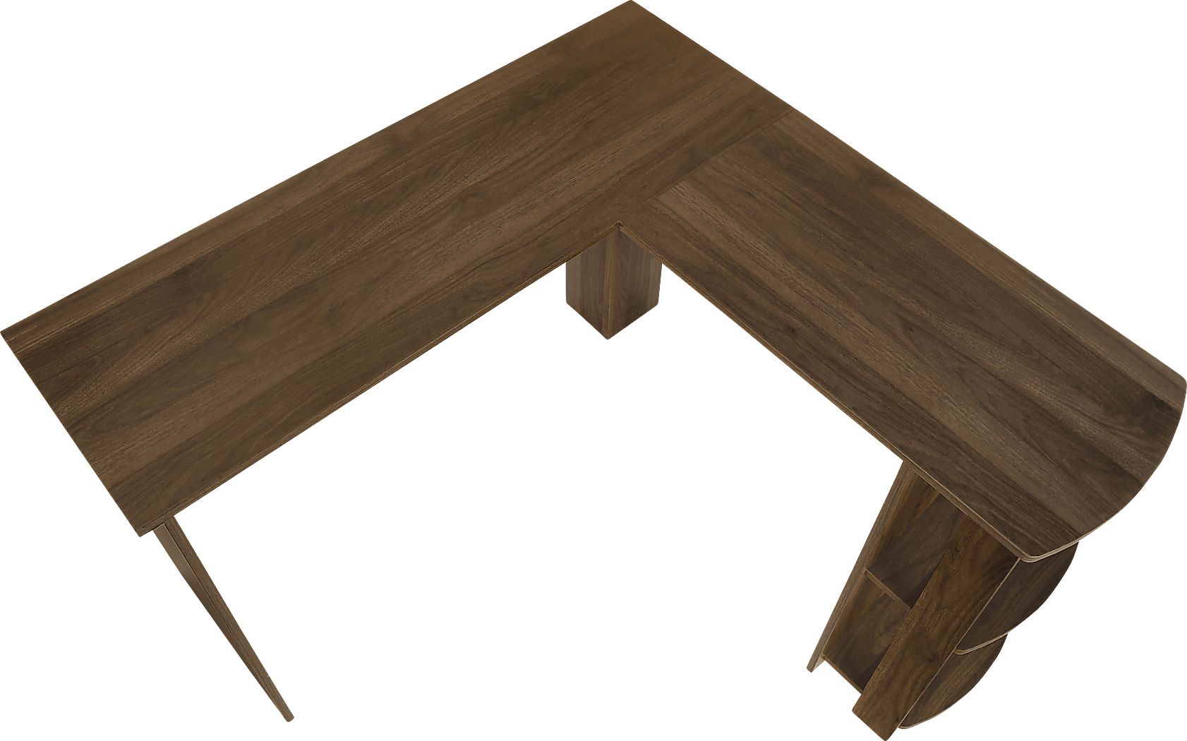 Olentangy Oak Brown Desk - Thumbnail 2