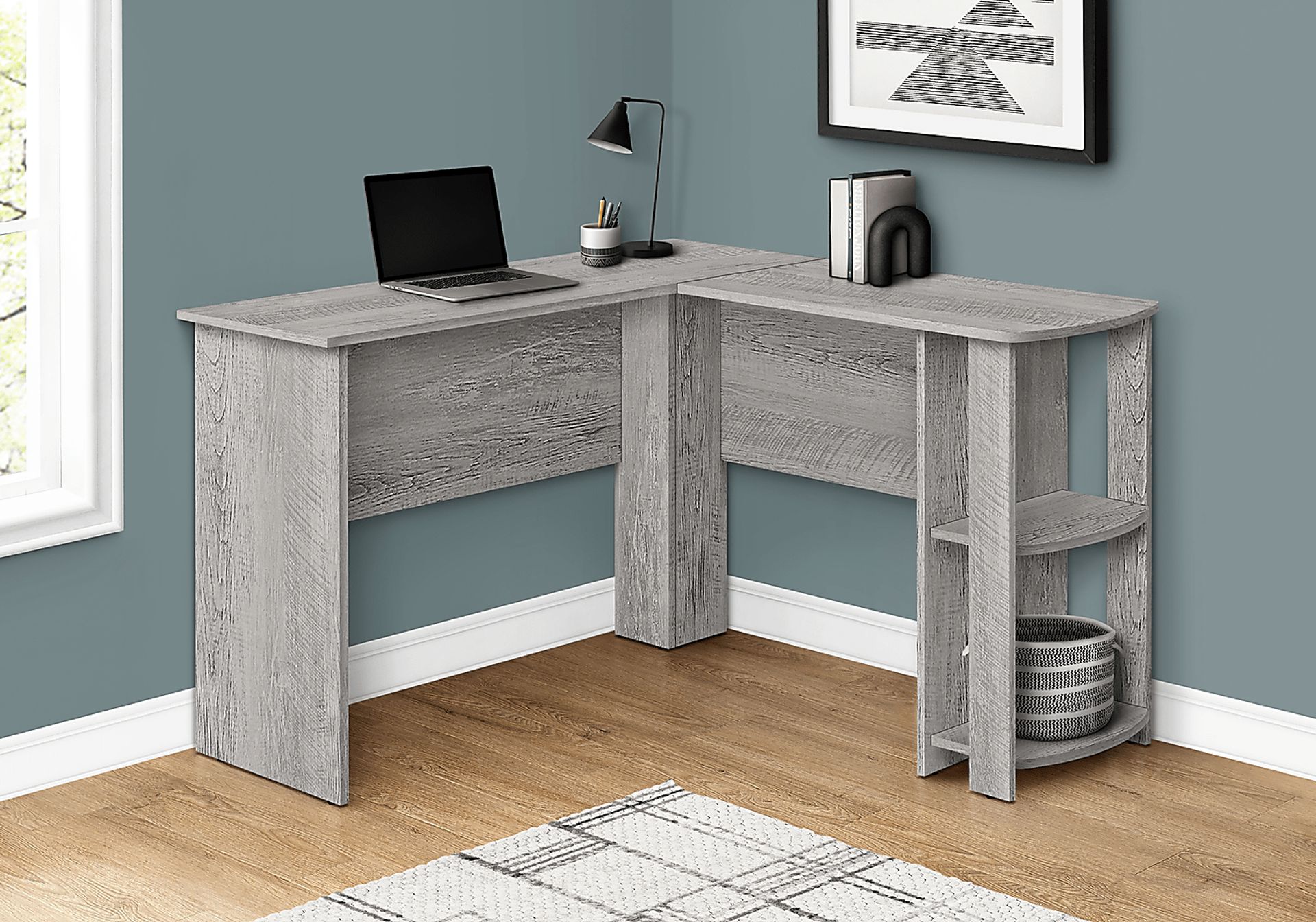 Olentangy Gray Desk - Image 2