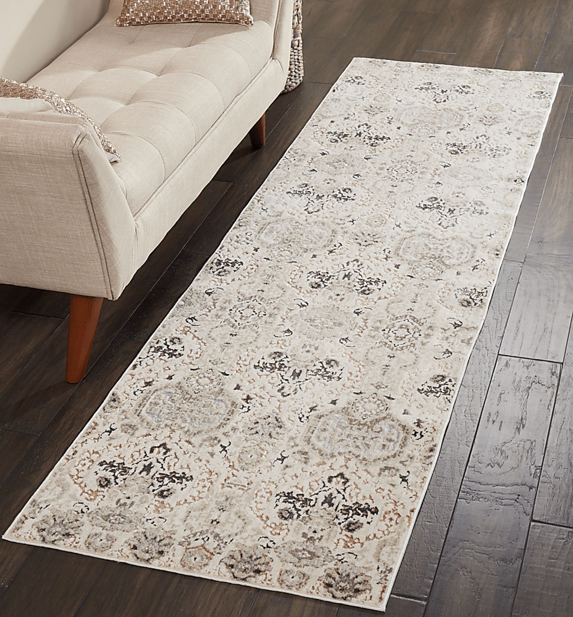 Olesya Gray 2'2 x 7'6 Runner Rug - Image 4