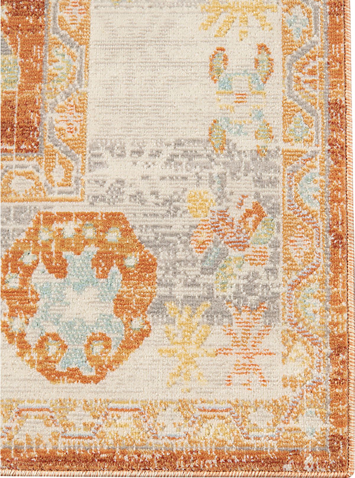 Olgia Orange Orange,Red Rugs | Rooms to Go