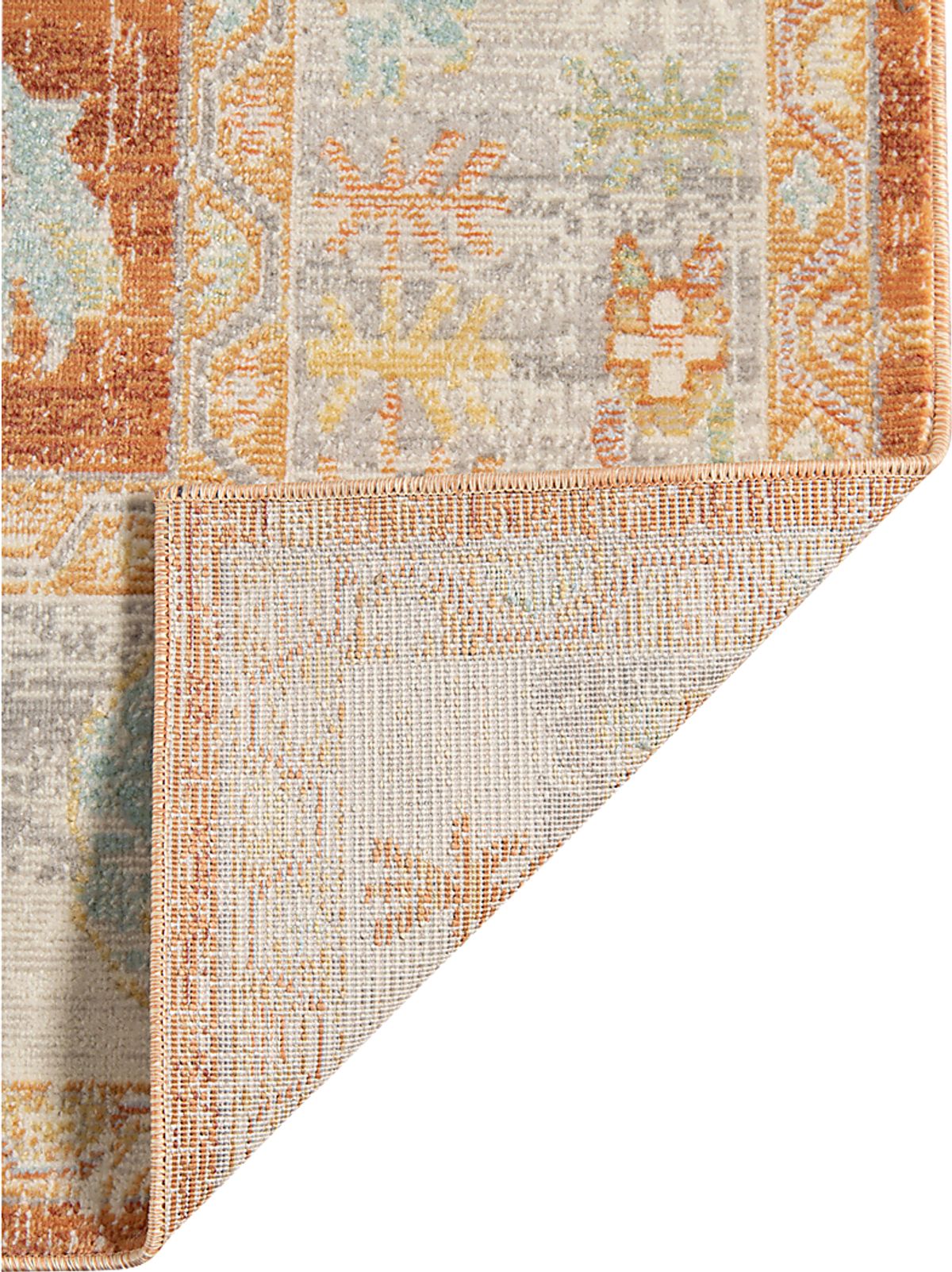 Olgia Orange Orange,Red Rugs | Rooms to Go