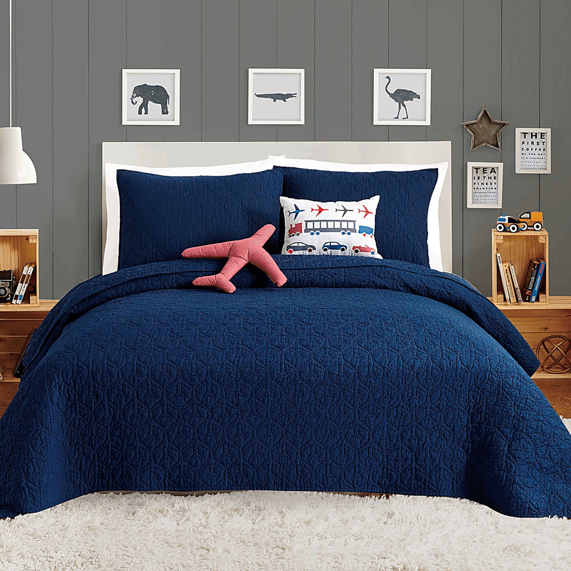 Oli Navy Full Comforter Set - Image 2