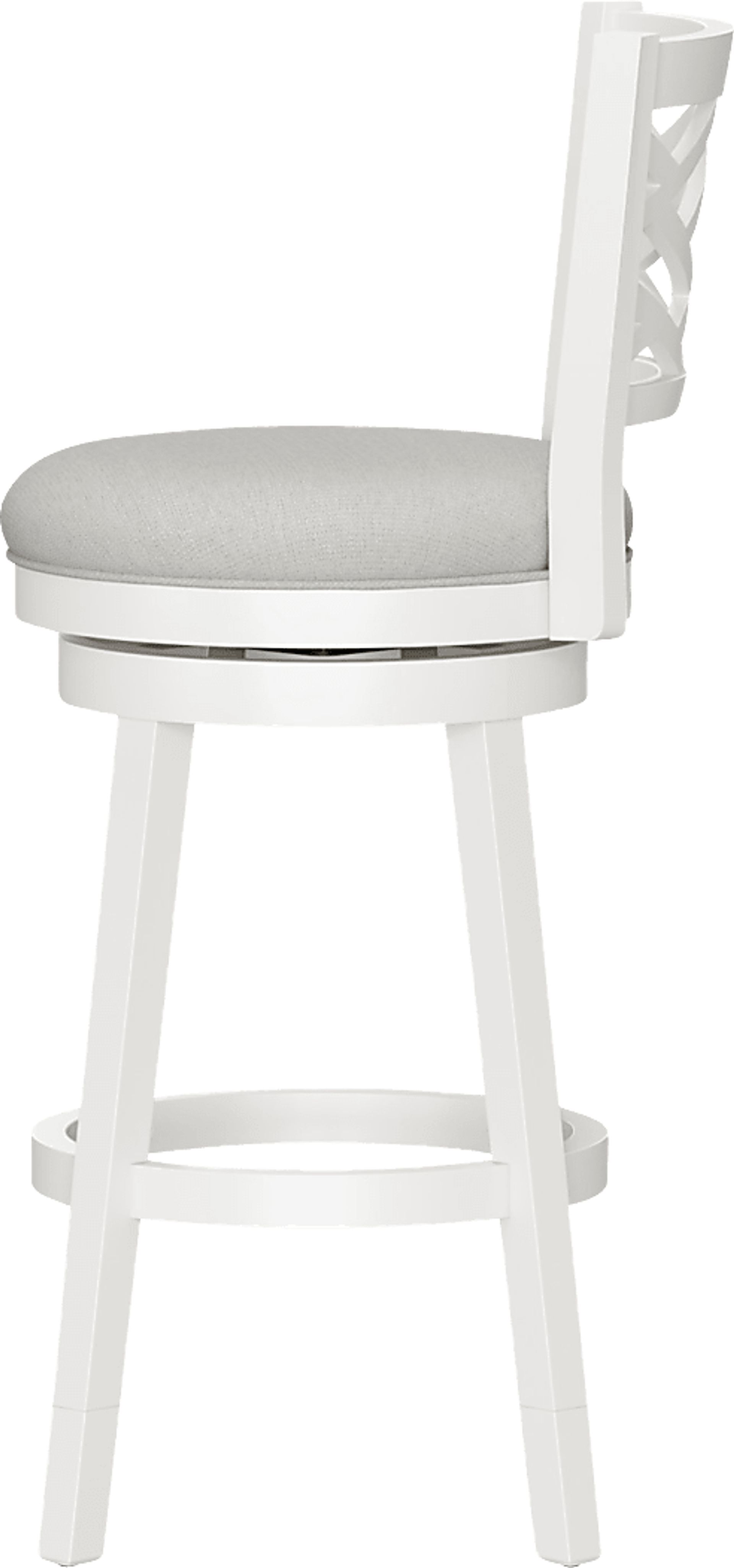 Oliatos White Adjustable Stool - Image 11