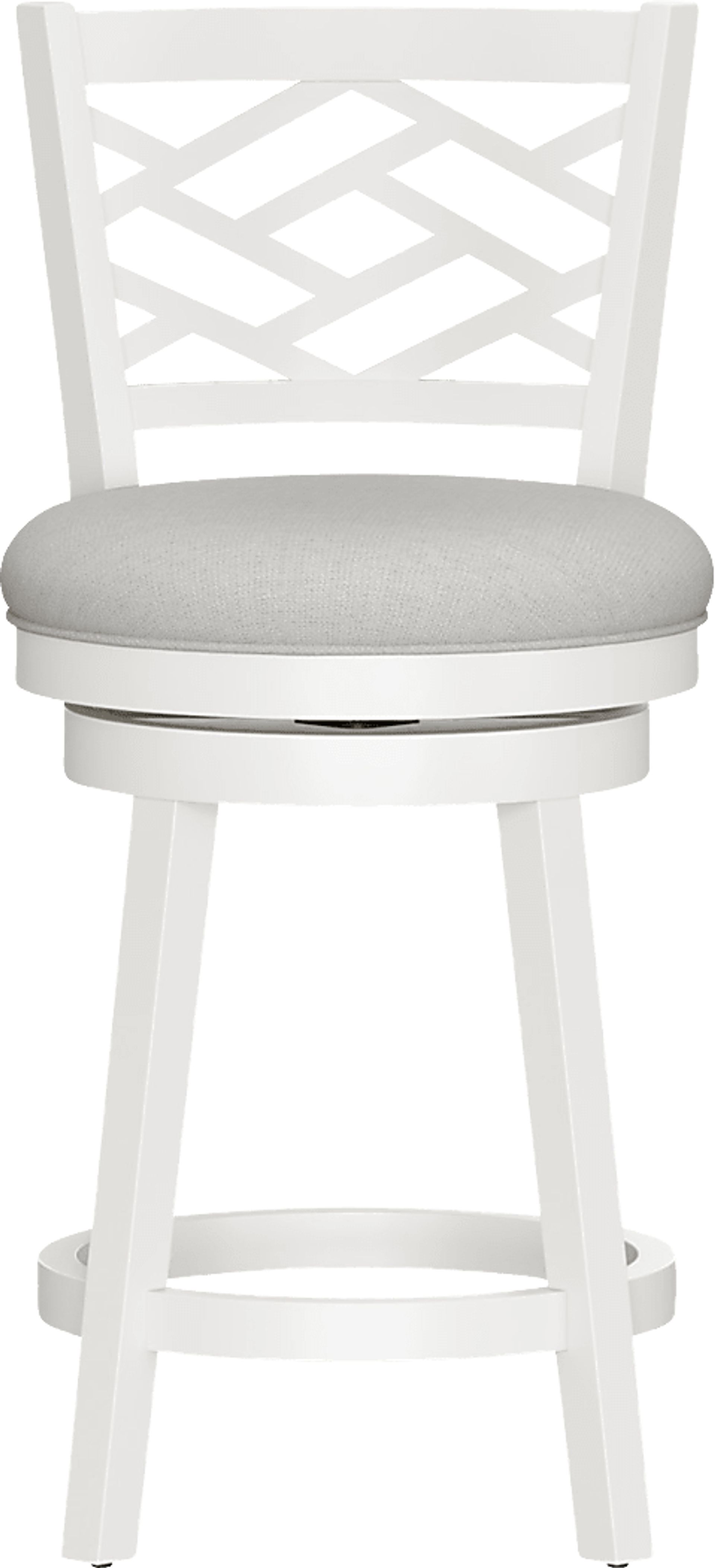 Oliatos White Adjustable Stool - Image 13