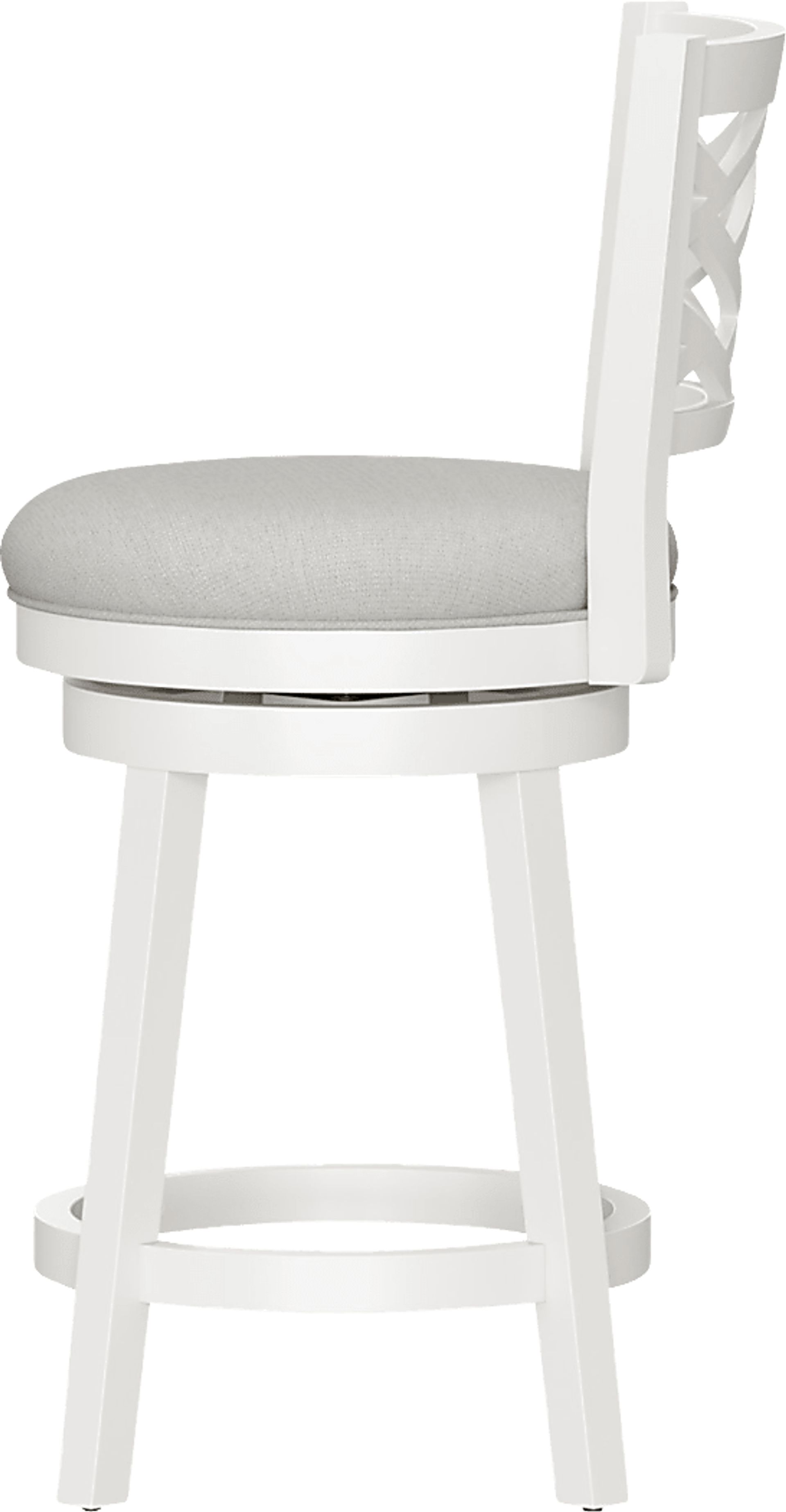 Oliatos White Adjustable Stool - Image 16