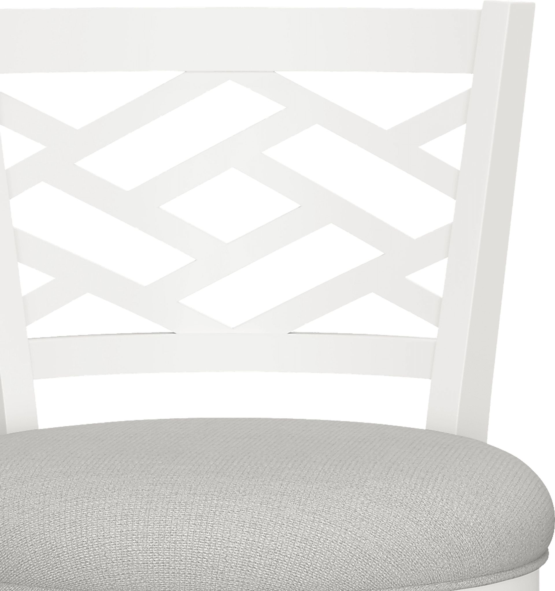 Oliatos White Adjustable Stool - Image 19