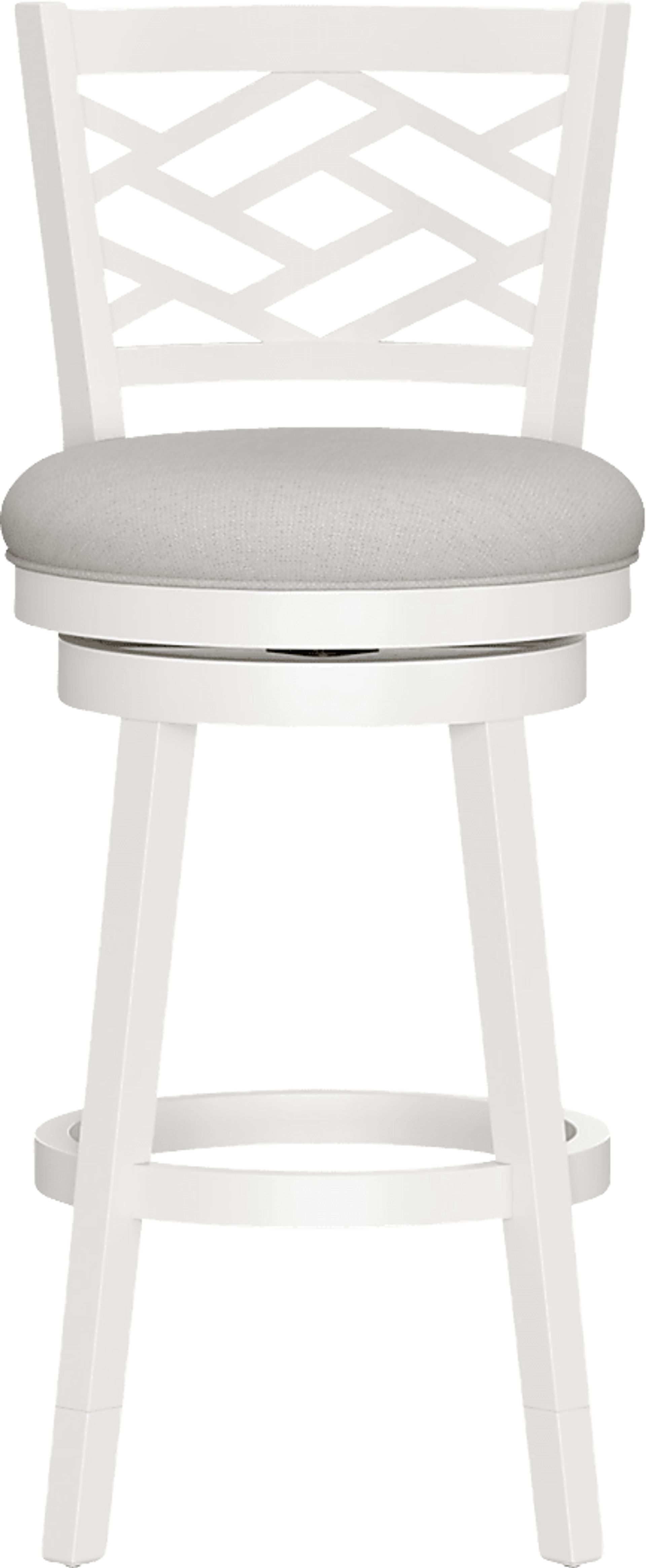 Oliatos White Adjustable Stool - Image 8