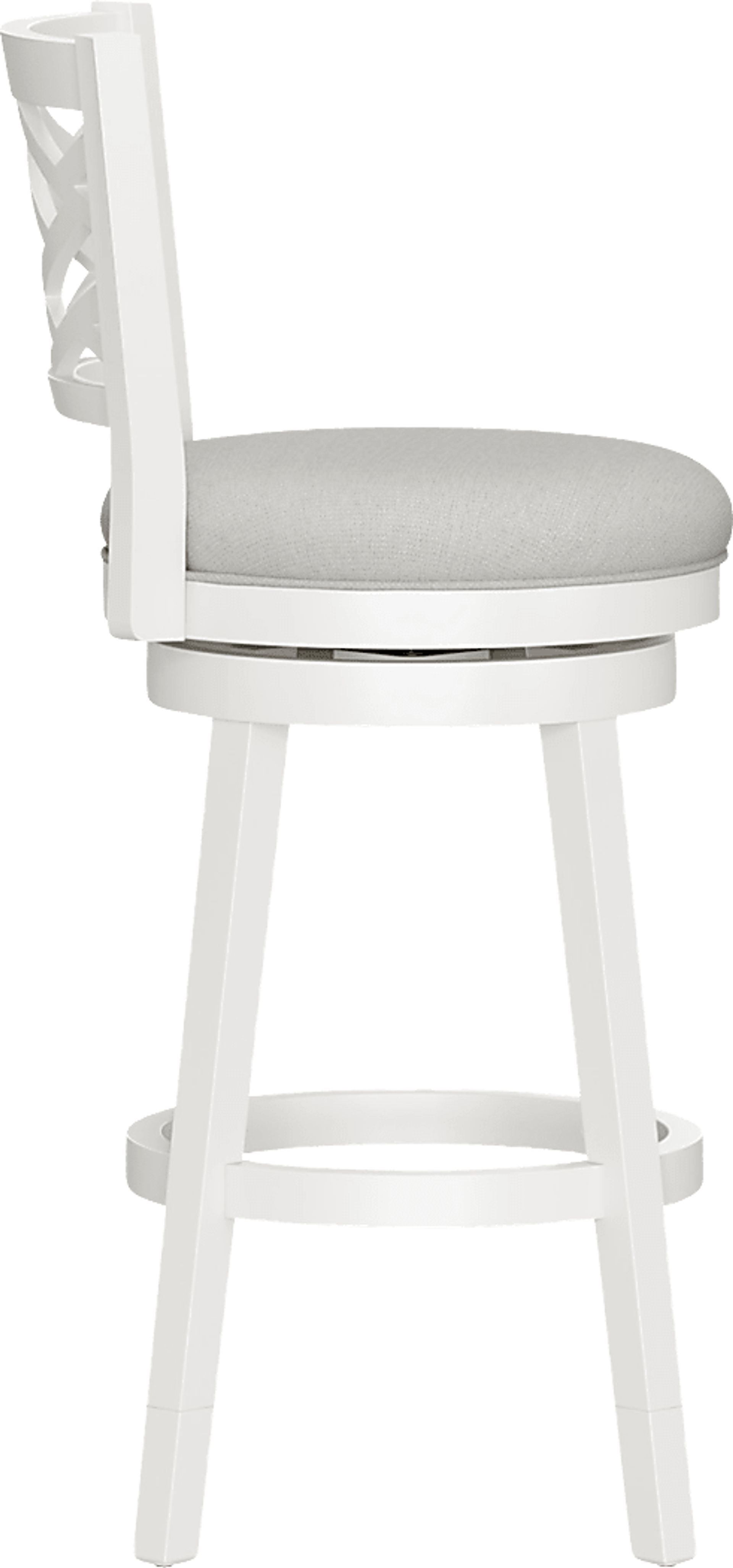 Oliatos White Adjustable Stool - Image 9