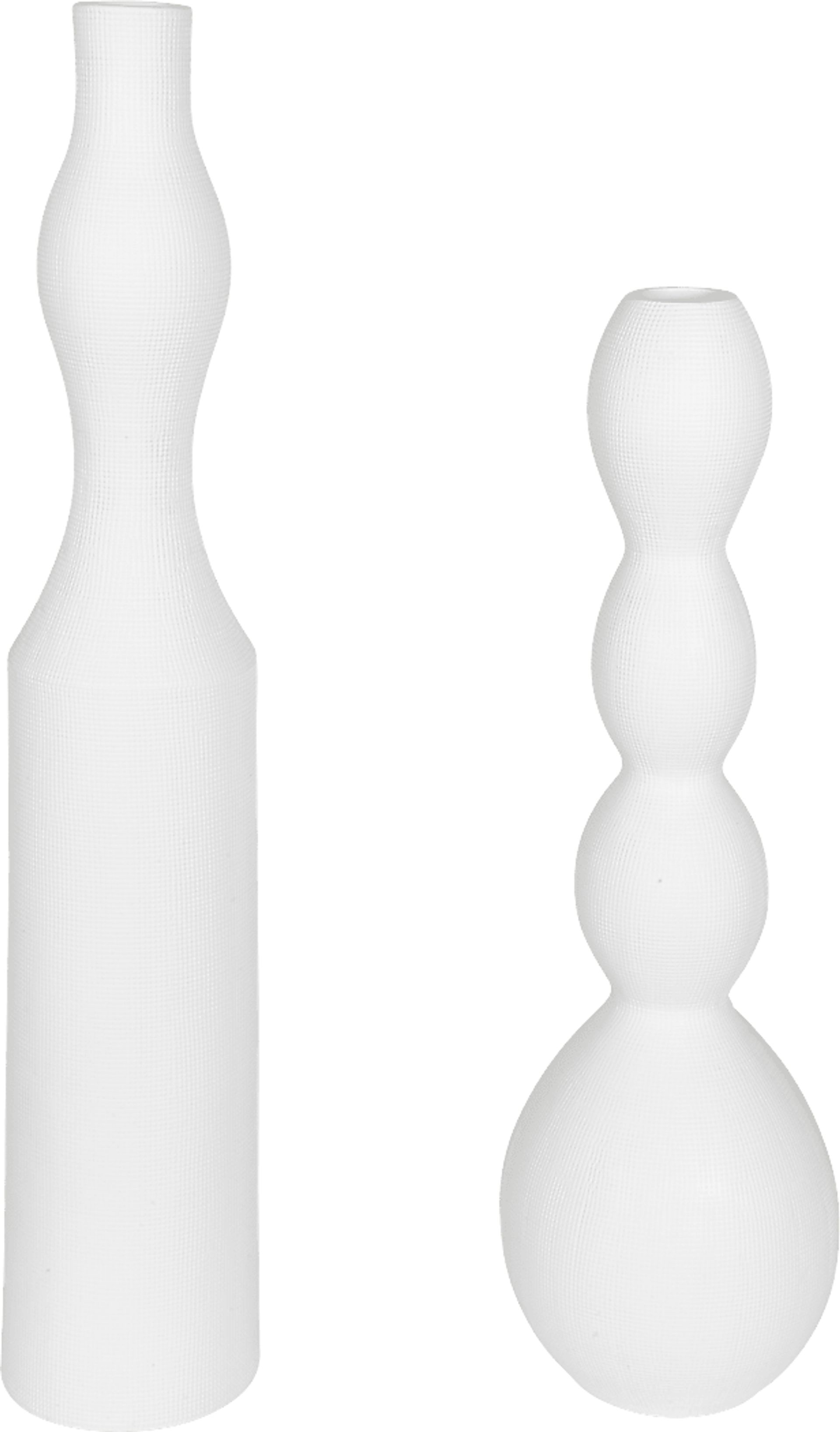 Olisa II White Vase, Set of 3 - Image 1