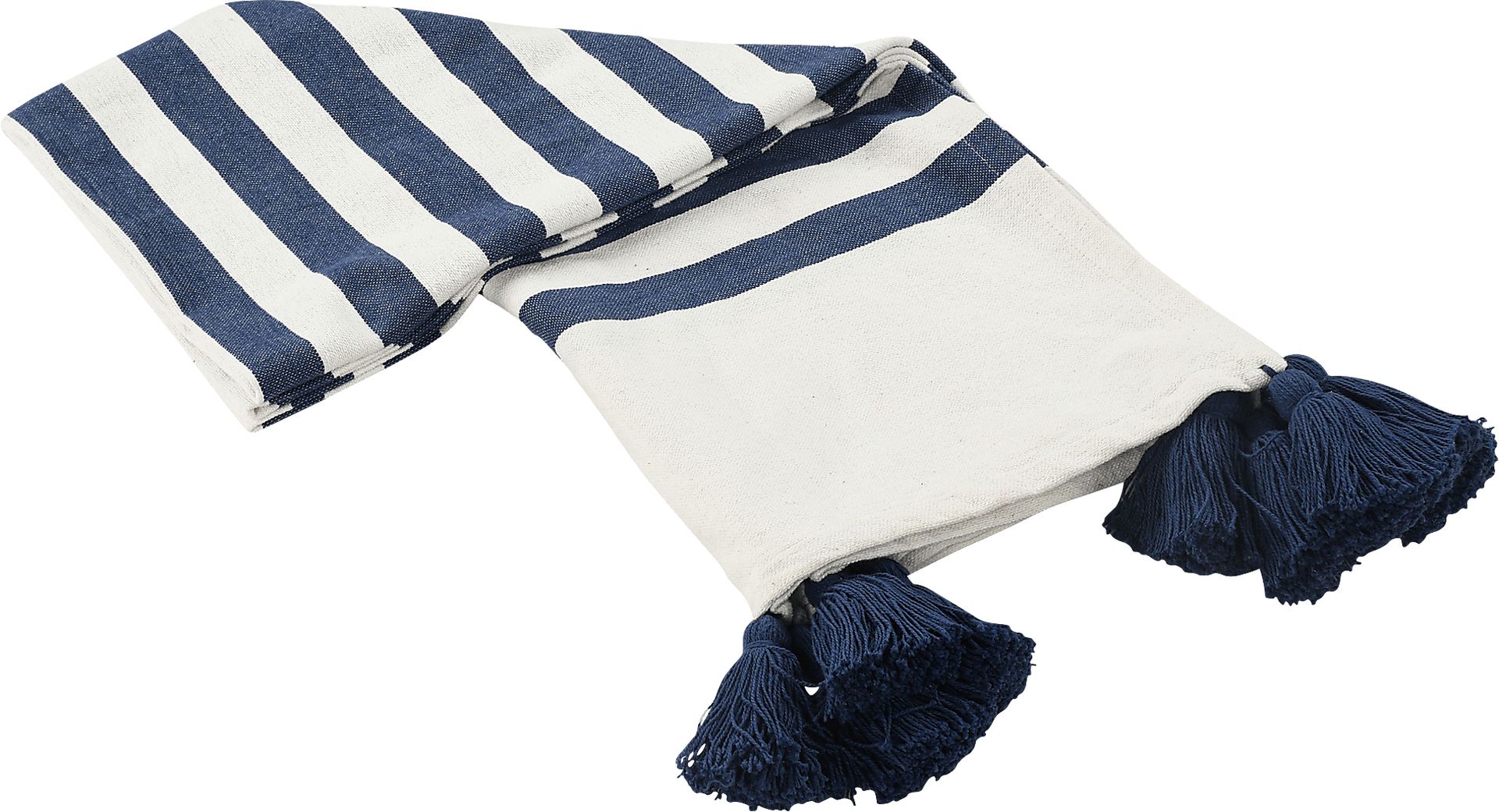 Olive Lane Navy Throw Blanket - Image 4