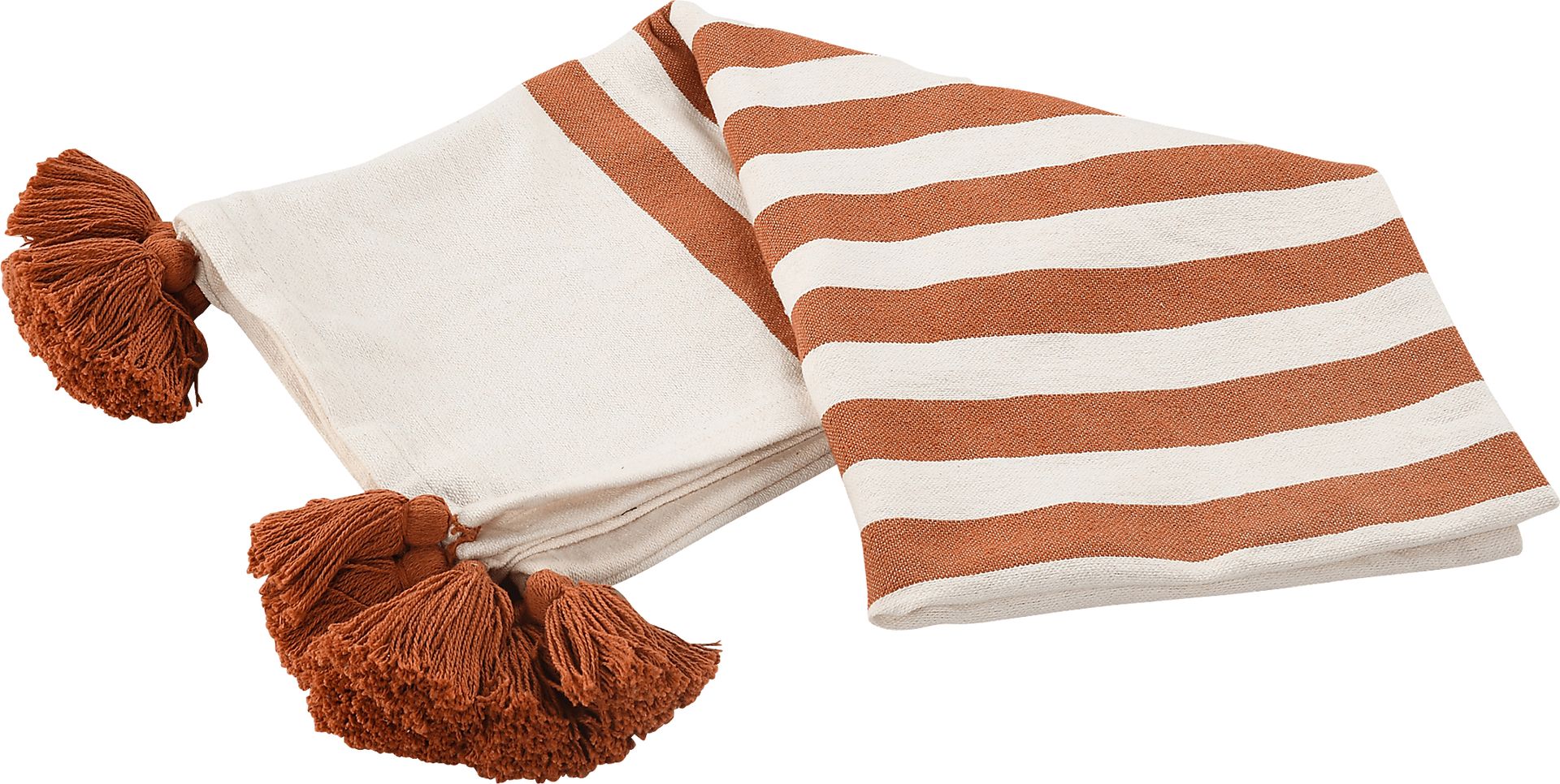 Olive Lane Orange Throw Blanket - Image 4