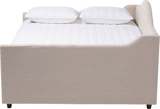 Olivette Beige Queen Daybed - Thumbnail - Image 3