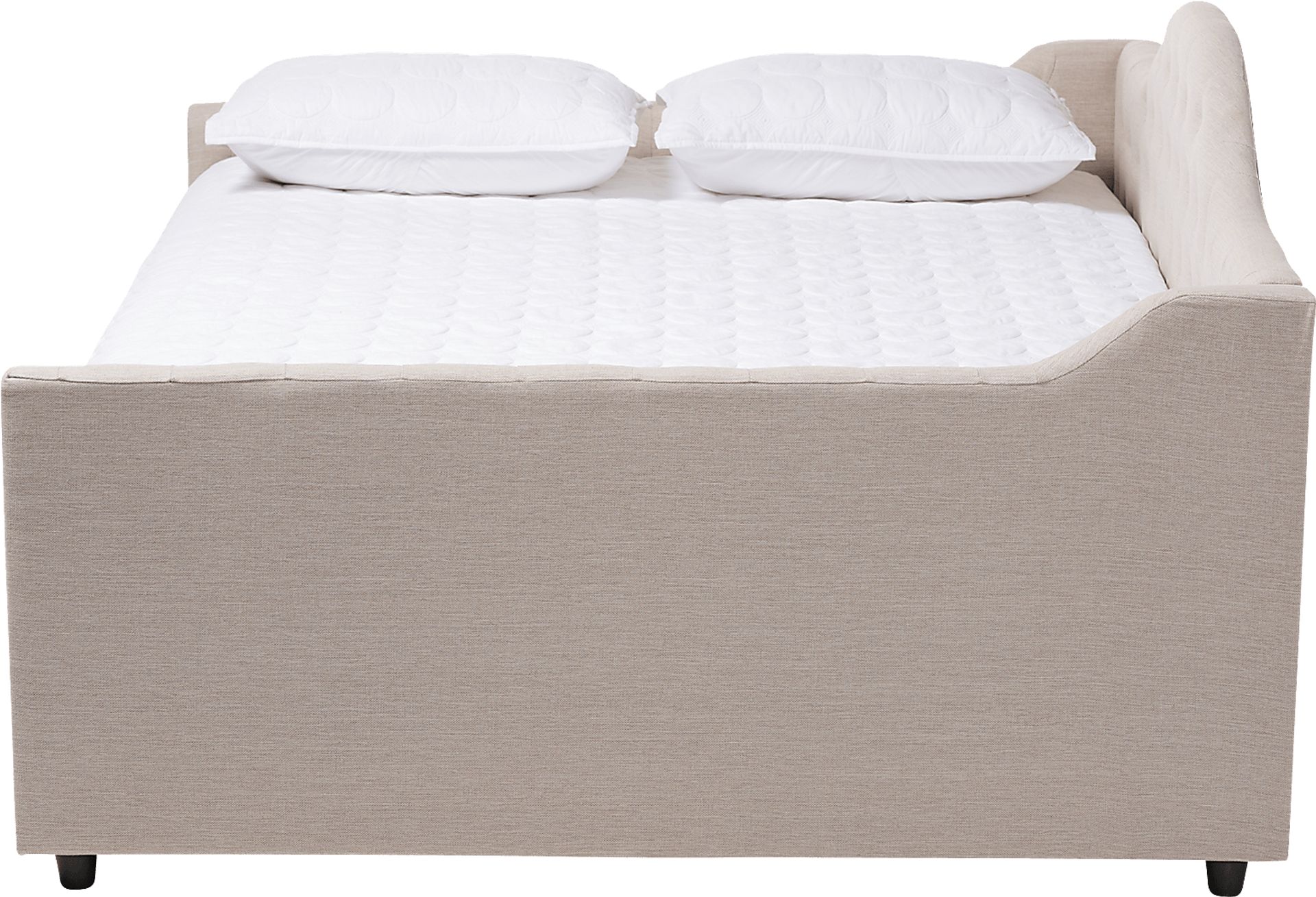 Olivette Beige Queen Daybed - Image 3